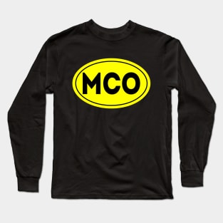 MCO Airport Code Orlando International Airport USA Long Sleeve T-Shirt